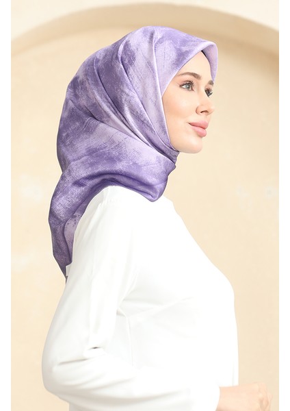 Kristal Eşarp 19095-15 Koyu Leylak fiyatları