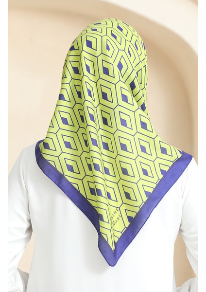 Soft Pamuk Eşarp 19094-10 Yağ Yeşili Lacivert modelleri