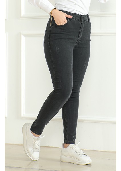 Basic Kot Pantolon 2781-04 Füme fırsatları