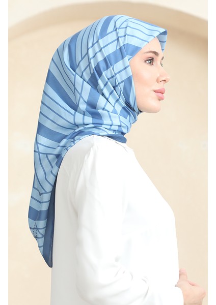 Soft Pamuk Eşarp 19093-04 Indigo Kot Mavi fiyatları