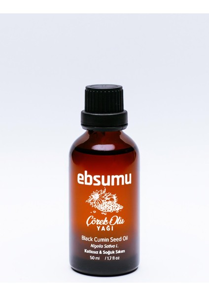 Çörek Otu Yağı 50 ml | %100 Saf | Soğuk Sıkım