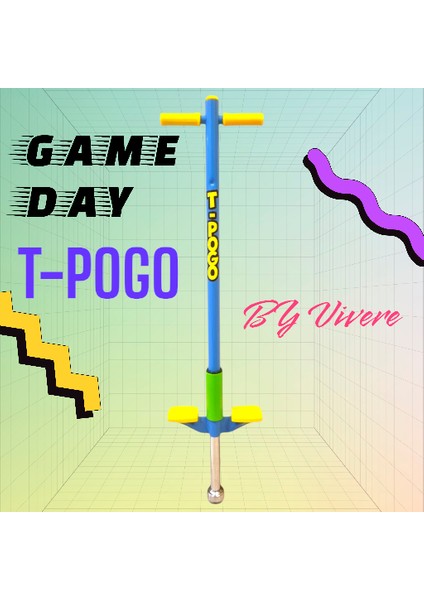 T-POGO Pogo Stick, Dış Mekan Zıplama Oyuncakları, Zıplama Çubuğu, Zıp zıp Oyuncak