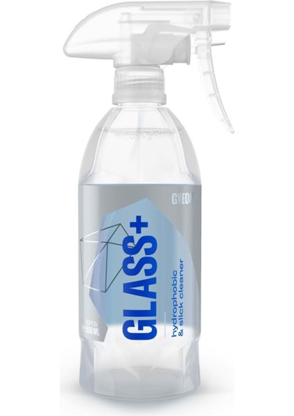 Q²m Glass+ Plus Araç Cam Yağmur Kaydırıcı Su Itici ve Temizleyici - 500 ml -Hidrofobik Parlak