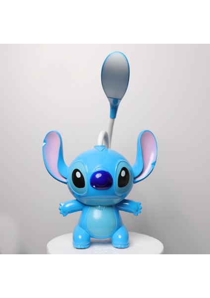 Stitch figürlü led masa lambası şarjlı