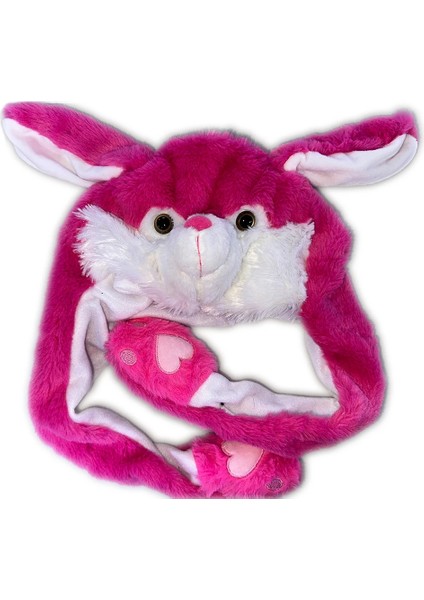 Kulakları Hareket Eden Peluş Şapka -Tavşan modelleri