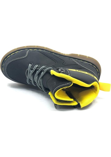 Cane Ortopedik Kaymaz Taban Unisex Çocuk Bot Siyah fırsatları