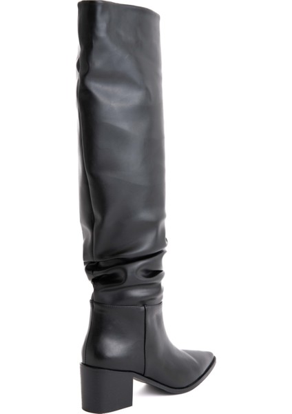 Arlo Siyah Mat Körüklü Çizme modelleri