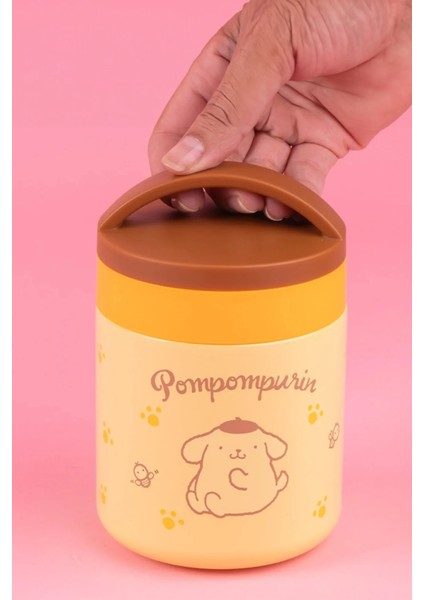 Sanrio Lisanslı Yalıtımlı Yemek Kabı (420ML) - Pompompurin
