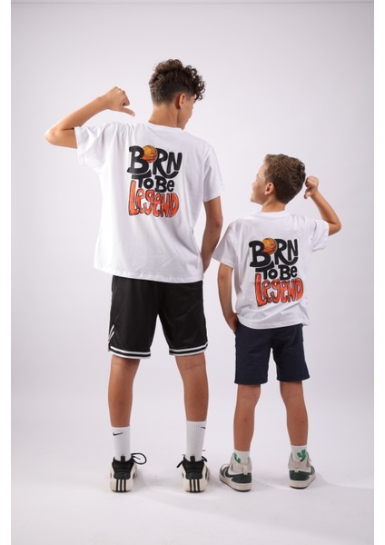 Çocuk Basketbol Temalı Pamuk T-Shirt modelleri