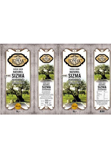 özel harman Soğuk Sıkım Natürel Sızma Zeytinyağı 2 x 5 litre=10 litre fırsatları