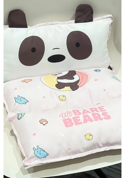 We Bare Bears Lisanslı Katlanabilir Şekerleme Yastığı - Panda