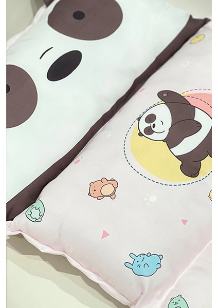 We Bare Bears Lisanslı Katlanabilir Şekerleme Yastığı - Panda