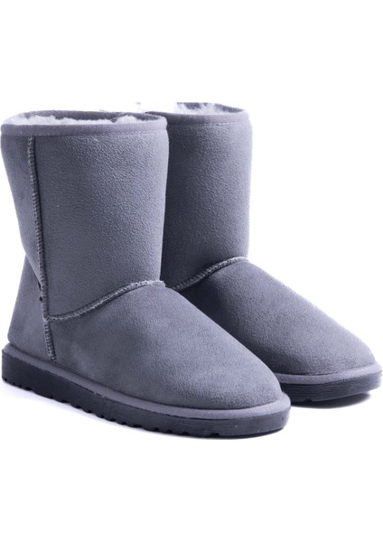 Cosy Klasik Gri Süet Içi Kürklü Bot fiyatları