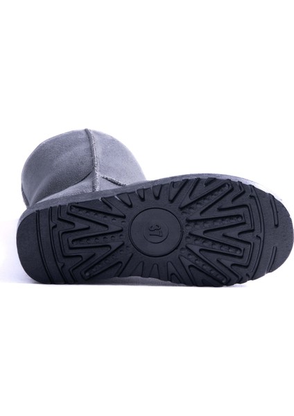 Cosy Klasik Gri Süet Içi Kürklü Bot modelleri