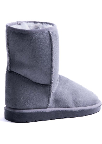 Cosy Klasik Gri Süet Içi Kürklü Bot fırsatları