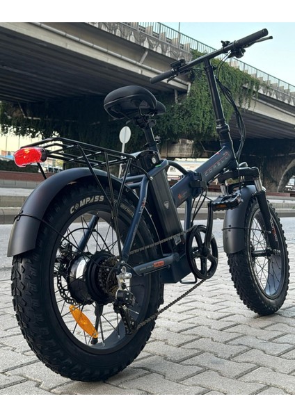 2025 Voniq 20 Jant Elektrikli Katlanır Bisiklet Fat Bike