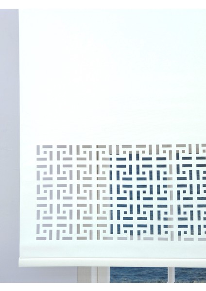 Lazer Stor Perde - Kırık Beyaz Mat Stor Kumaşı - 30 Cm Lazer Yüksekliği - Metal Kasa Ve Kapak modelleri