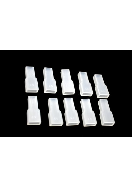 6,3 mm Dişi Fiş Kılıfı SF2D 10 Adet Fiş Kılıfı