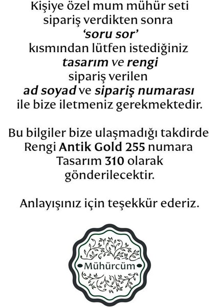 Mum Mühürü Uygulama Seti Kendin Yap Mühür Seti M3cset11