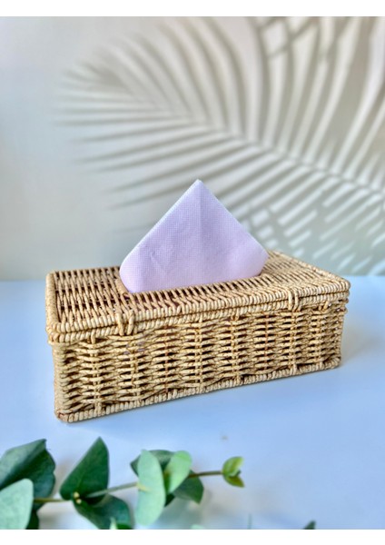 Rattan Kapaklı Peçetelik