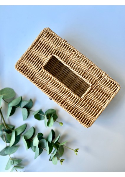 Rattan Kapaklı Peçetelik