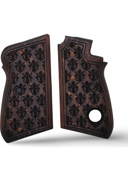 Silah Kabzası - Beretta Tek Düğme, 70 - 70S Puma ile Uyumlu - Koyu Kahverengi Renk - BRTM70CV002