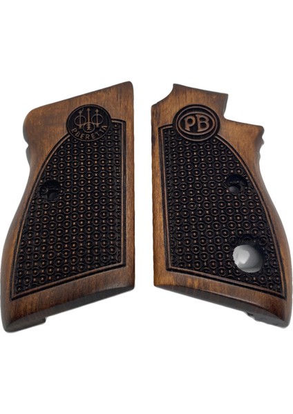 Silah Kabzası - Beretta Tek Düğme, 70 - 70S Puma ile Uyumlu - Koyu Kahverengi Renk - BRTM70CV001