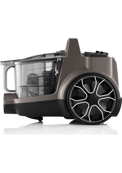 AR4077 Focus Pro Cyclone Filtreli 890 W Toz Torbasız, Hepa Filtreli Elektirikli Süpürge - Toprak
