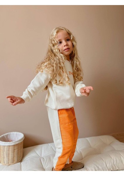 Kız Çocuk Pamuklu Kumaş Yazı Detaylı Alt Üst Takım fiyatları