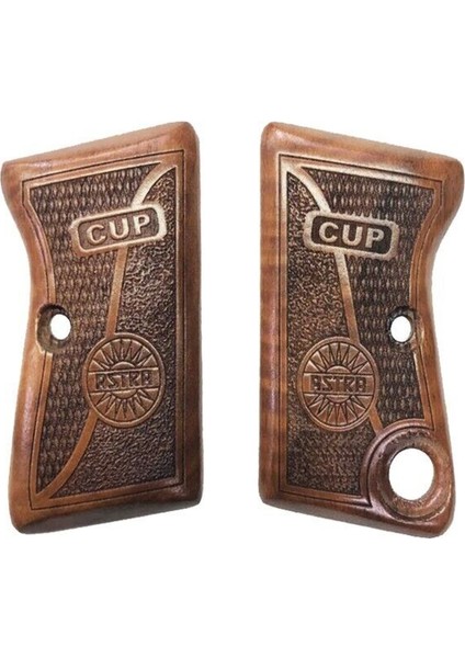 Silah Kabzası - Astra CUB2000, Cup 6,35 ile Uyumlu - Koyu Kahverengi Renk - ASTCUBCV004