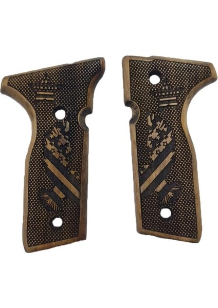 Silah Kabzası - Beretta Stoeger 8000F, 8000FL, 8040F, 8045FT, Cougar 8000 ile Uyumlu - Açık Kahverengi Renk - BRTCGRUC004
