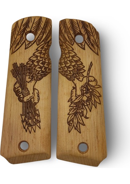 Silah Kabzası - Colt 1911, Girsan Mc 1911 ile Uyumlu - Sadece Vernik Uygulanmış - CLT1911SV016