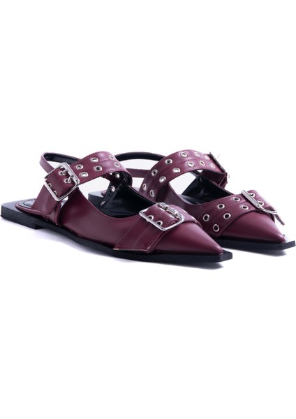 Garcia Bordo Çift Toka Detaylı Babet fiyatları