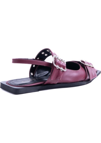 Garcia Bordo Çift Toka Detaylı Babet fırsatları