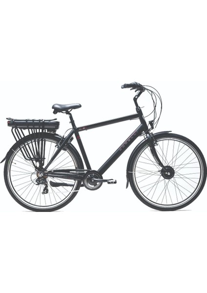 Alvien - 28 Jant 53 cm Kadro Elektrikli Şehir Bisiklet - Bordo