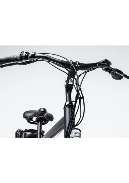 Alvien - 28 Jant 53 cm Kadro Elektrikli Şehir Bisiklet - Bordo modelleri