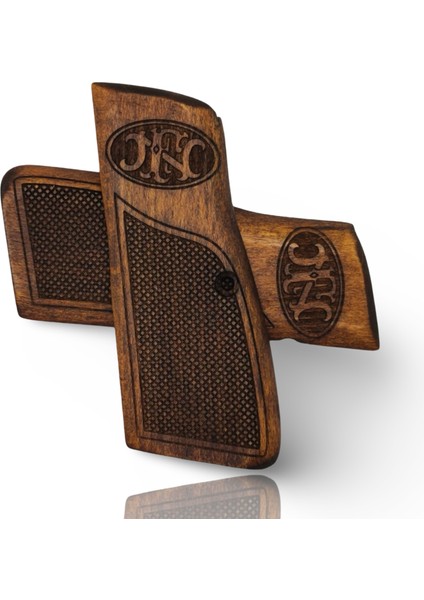 Silah Kabzası - Zig 14, Browning Hp, High Power 14, Dik Kasa, Browning Halkalı (Halka Için Kesim Yaptırmak Için Mesaj Atın), Halkasız ile Uyumlu - Koyu Kahverengi Renk - BRWHPCV052 modelleri