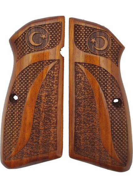 Silah Kabzası - Zig 14, Browning Hp, High Power 14, Spor Kasa ile Uyumlu - Tütün Renk - BRWHPSTN021