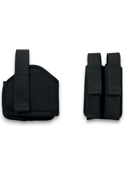 Aksoy Tactical Imperteks Çiftli Sarjör ve Mini Tabanca Kılıfı