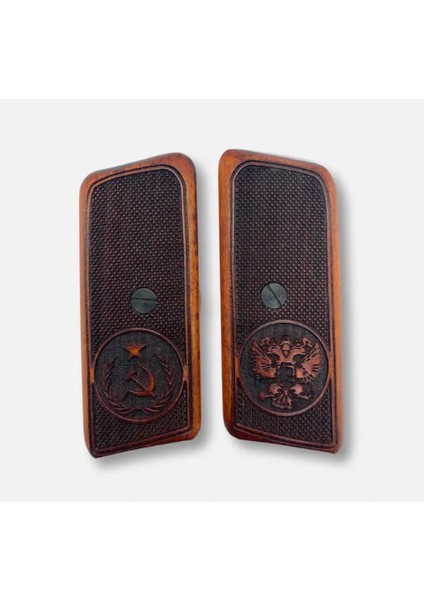 Silah Kabzası - Tokarev TT33, Kısa Takarof ile Uyumlu - Meşe Renk - TKVTT33MS007