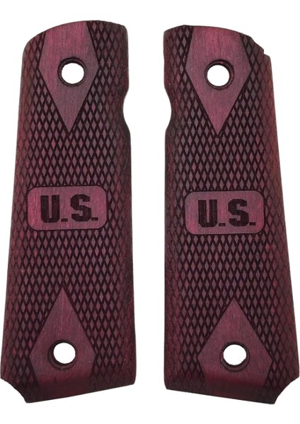 Silah Kabzası - Colt 1911, Girsan Mc 1911 ile Uyumlu - Bordo Renk - CLT1911BR036