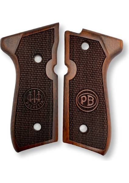 Silah Kabzası - Girsan Yavuz 16, Beretta F92 ile Uyumlu - Koyu Kahverengi Renk - BRTF92CV007