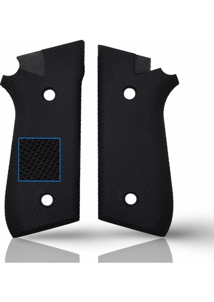 Silah Kabzası - Cybergun, Taurus PT92 ile Uyumlu - Siyah Renk - Polimer Malzemesinden Yapılma - POTRSPT92SY001