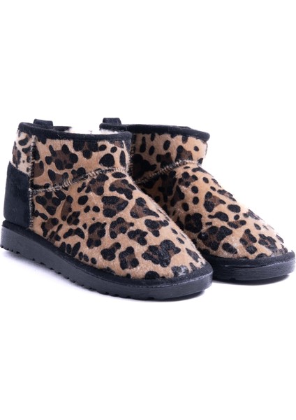 Jules Siyah Leopar Detaylı Bot