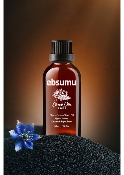 Çörek Otu Yağı 50 ml | %100 Saf | Soğuk Sıkım