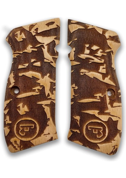 Silah Kabzası - Cz 75, Canik 55, S120, L120 ile Uyumlu - Sadece Vernik Uygulanmış - CZ75SV026