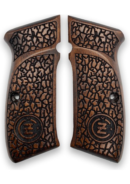 Silah Kabzası - Cz 75, Canik 55, S120, L120 ile Uyumlu - Koyu Kahverengi Renk - CZ75CV055