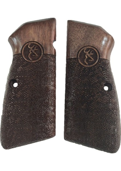 Silah Kabzası - Zig 14, Browning Hp, High Power 14, Spor Kasa ile Uyumlu - Koyu Kahverengi Renk - BRWHPSCV009