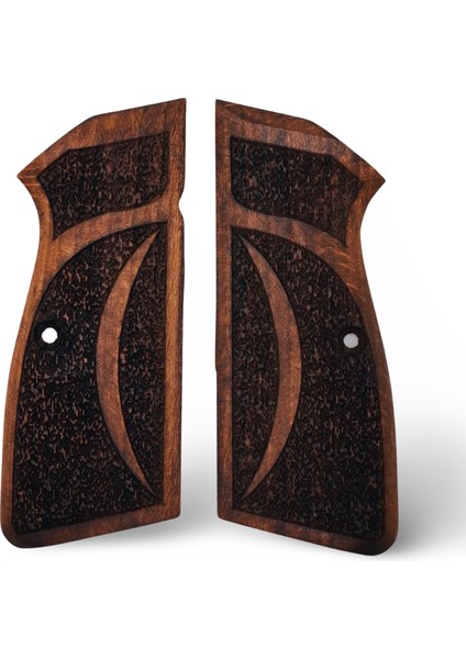 Silah Kabzası - Zig 14, Browning Hp, High Power 14, Spor Kasa ile Uyumlu - Koyu Kahverengi Renk - BRWHPSCV003