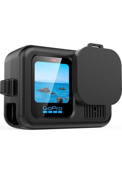 Gopro Hero 13 Aksesuar Seti (Silikon Kılıf , Lens Kapağı , Bilek Kayışı , Yan Kapak , Ekran Koruyucu Seti)